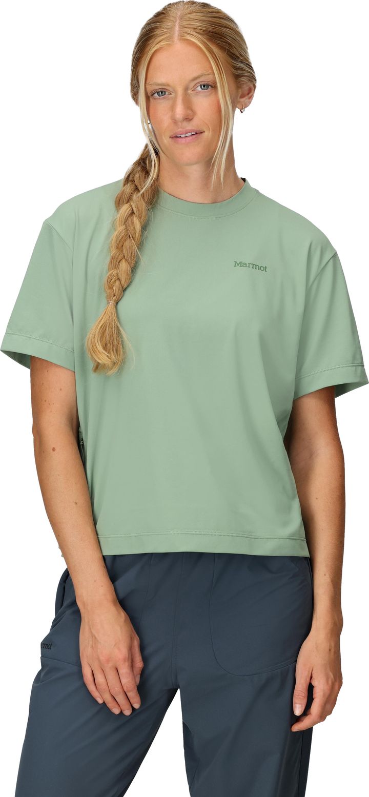 Marmot Women's Airexchange Upf 50 Crew Ss Agate Green Marmot Marmot Women's Airexchange Upf 50 Crew Ss Agate Green Marmot