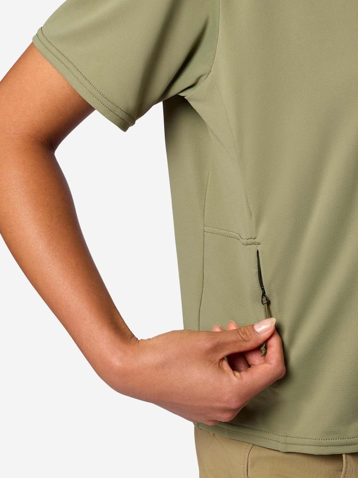 Marmot Women's Airexchange Upf 50 Crew Ss Olive Grove Marmot