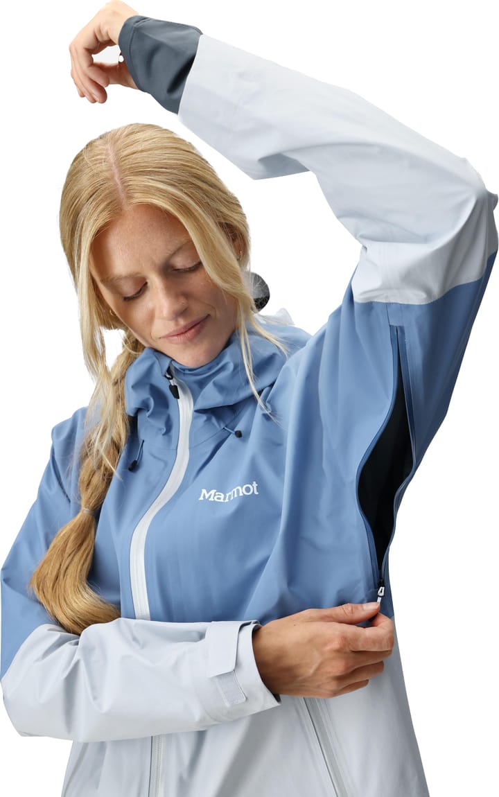 Marmot Women's Seeker Goretex Jacket Rain Cloud/vapor Marmot