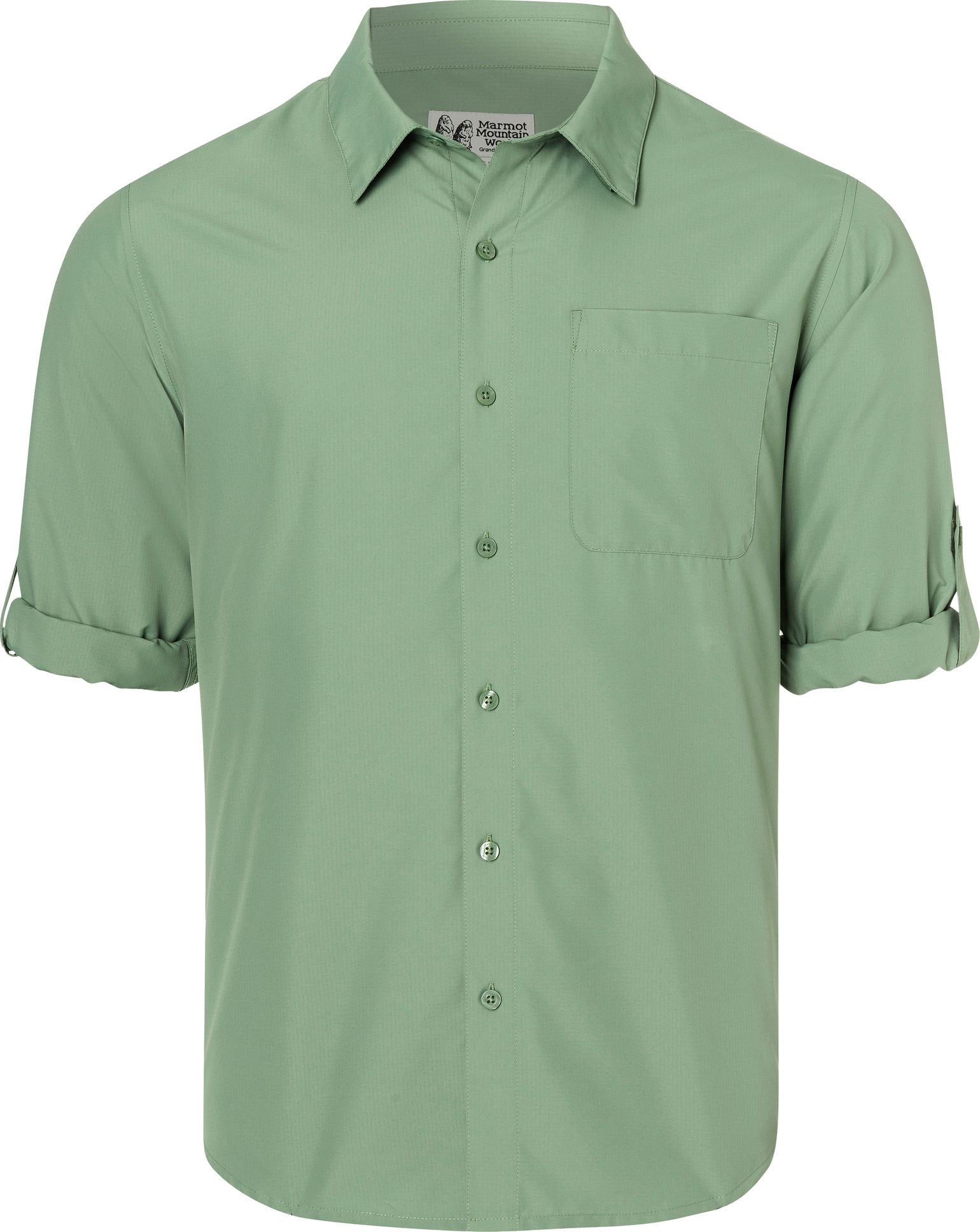 Marmot Men's Airexchange Upf 40 Ls Shirt Agate Green