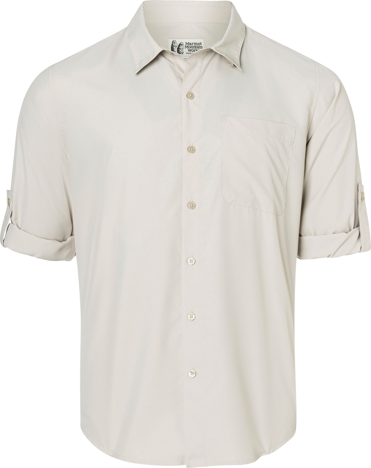 Marmot Men's Airexchange Upf 40 Ls Shirt Birch Bark