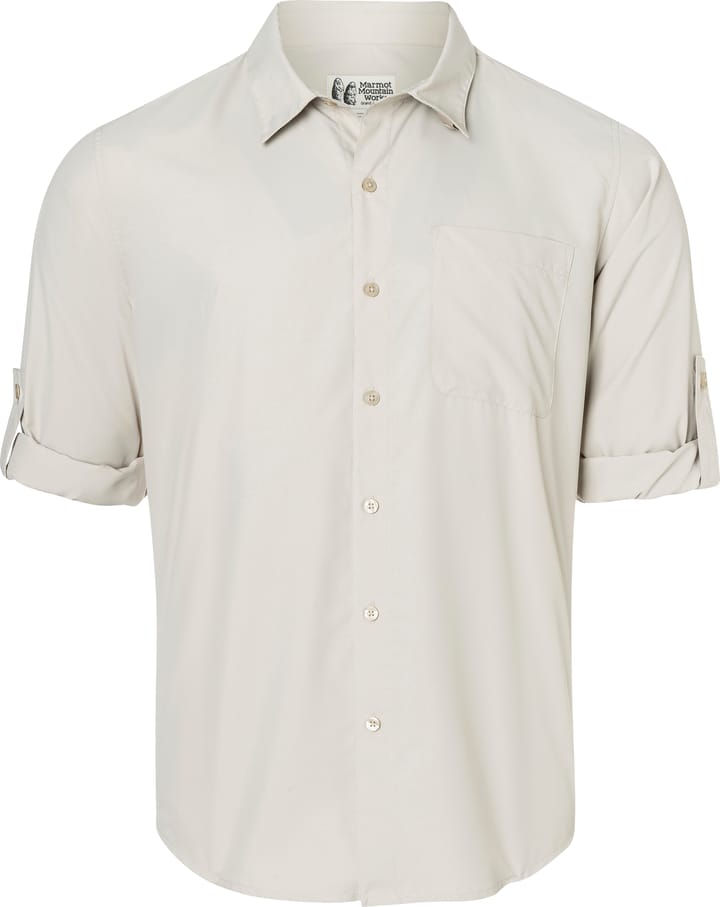 Marmot Men's Airexchange Upf 40 Ls Shirt Birch Bark Marmot