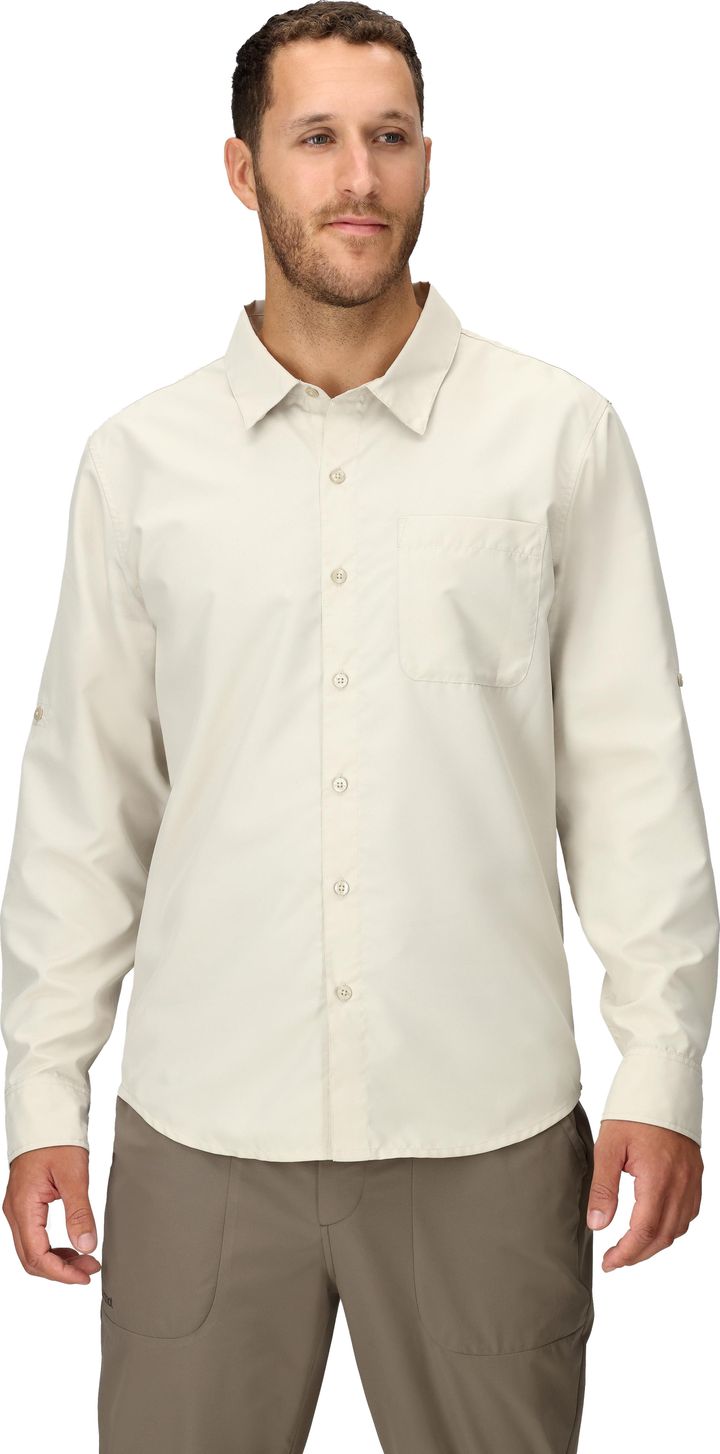 Marmot Men's Airexchange Upf 40 Ls Shirt Birch Bark Marmot