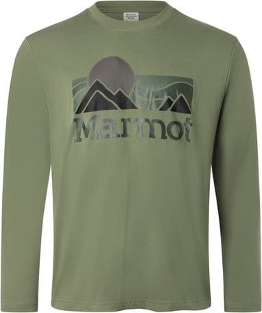 Marmot Men's Coastal Tee Ls Olive Grove Marmot