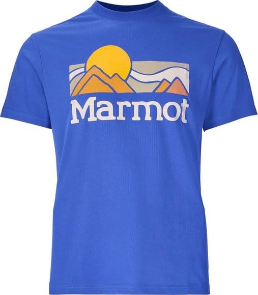 Marmot Men's Coastal Tee SS Oxide Blue Marmot