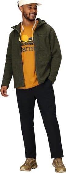Marmot Men's Drop Line Full Zip Hoody Nori Heather Marmot