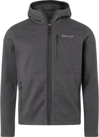 Marmot Men's Drop Line Full Zip Hoody Black Heather Marmot Marmot Men's Drop Line Full Zip Hoody Black Heather Marmot