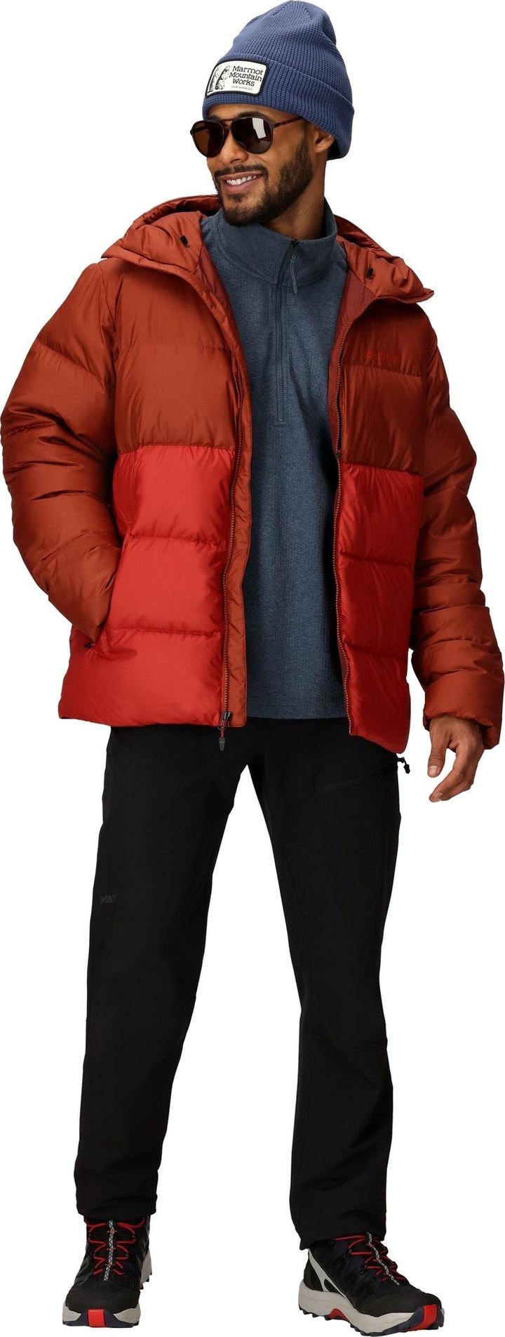 Marmot Men's Guides Down Hoody Pecan/Sumac Marmot