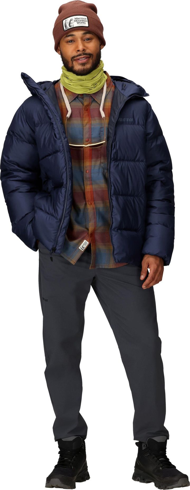 Marmot Men's Guides Down Hoody Arctic Navy Marmot
