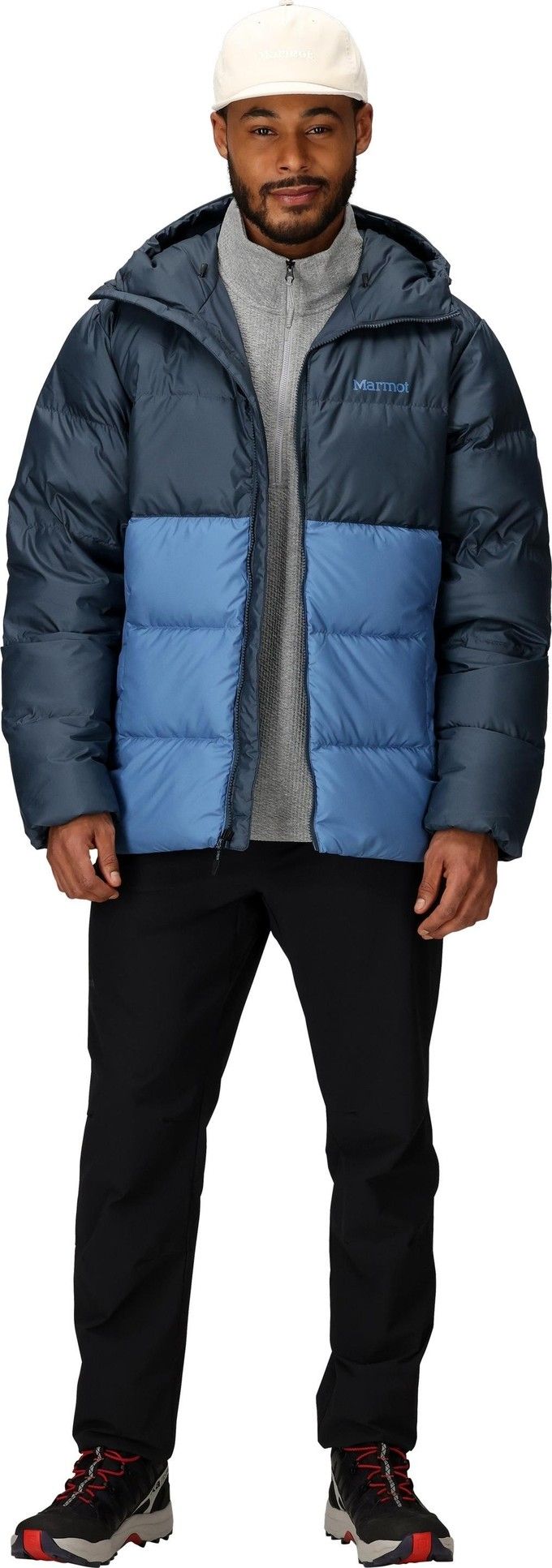Marmot Men's Guides Down Hoody Thunderhead/Rain Cloud Marmot