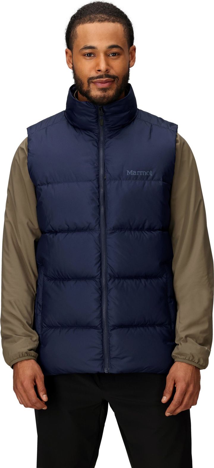 Marmot Men's Guides Down Vest Arctic Navy Marmot