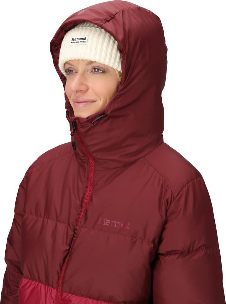 Marmot Women's Guides Down Hoody Acai Berry/Red Mulberry Marmot