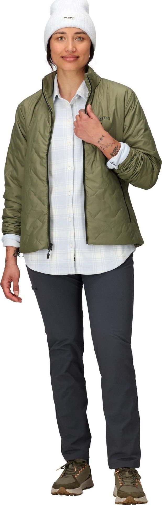 Marmot Women's MonoQuilt Jacket Olive Grove Marmot Marmot Women's MonoQuilt Jacket Olive Grove Marmot