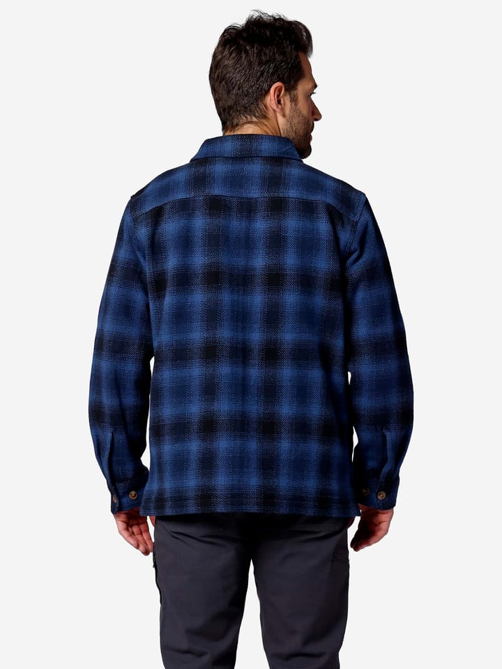 Marmot Men's Pinecrest Heavyweight Flannel Overshirt Nightfall Navy Shadow Plaid Marmot