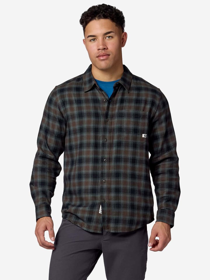 Marmot Rush Creek Lightweight Flannel Ls Hickory Nut Plaid Marmot