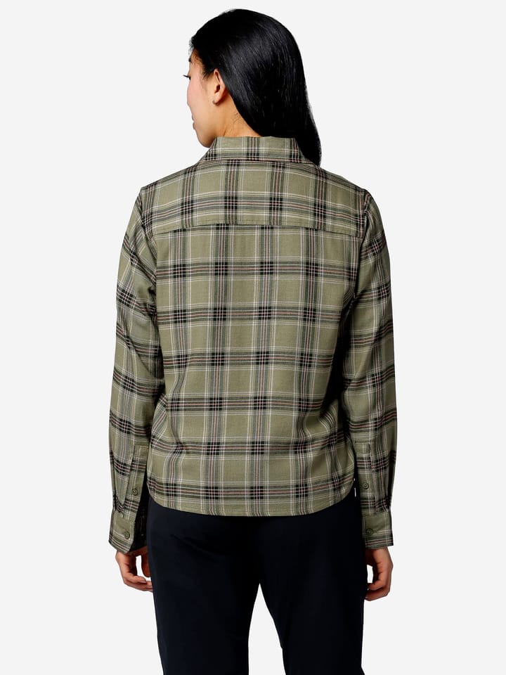 Marmot Women's Rush Creek Lightweight Flannel Ls Olive Grove Plaid Marmot