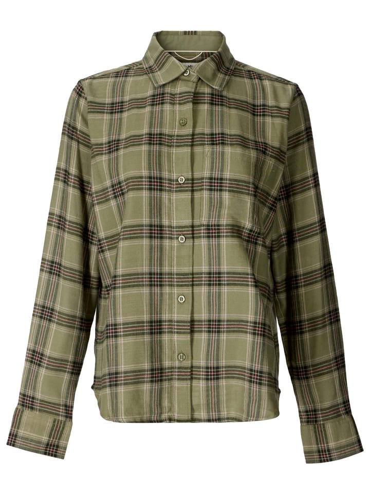 Marmot Women's Rush Creek Lightweight Flannel Ls Olive Grove Plaid Marmot