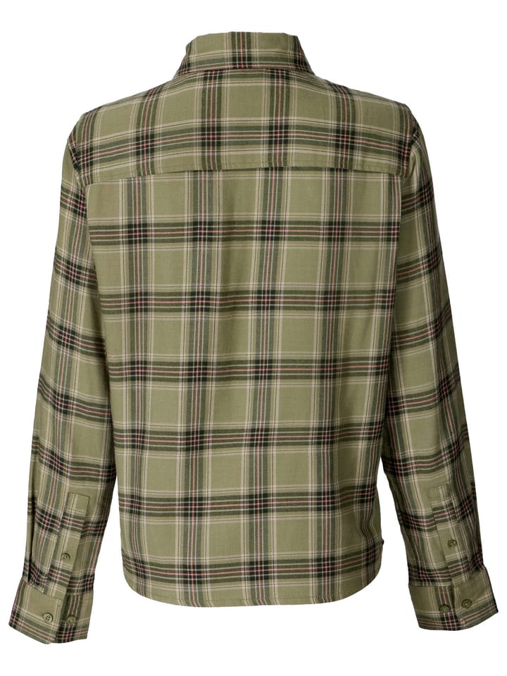 Marmot Women's Rush Creek Lightweight Flannel Ls Olive Grove Plaid Marmot