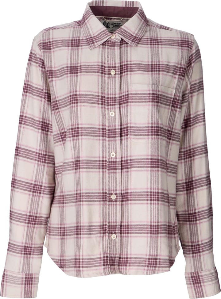 Marmot Women's Rush Creek Lightweight Flannel Ls Sugar Plum Plaid Marmot