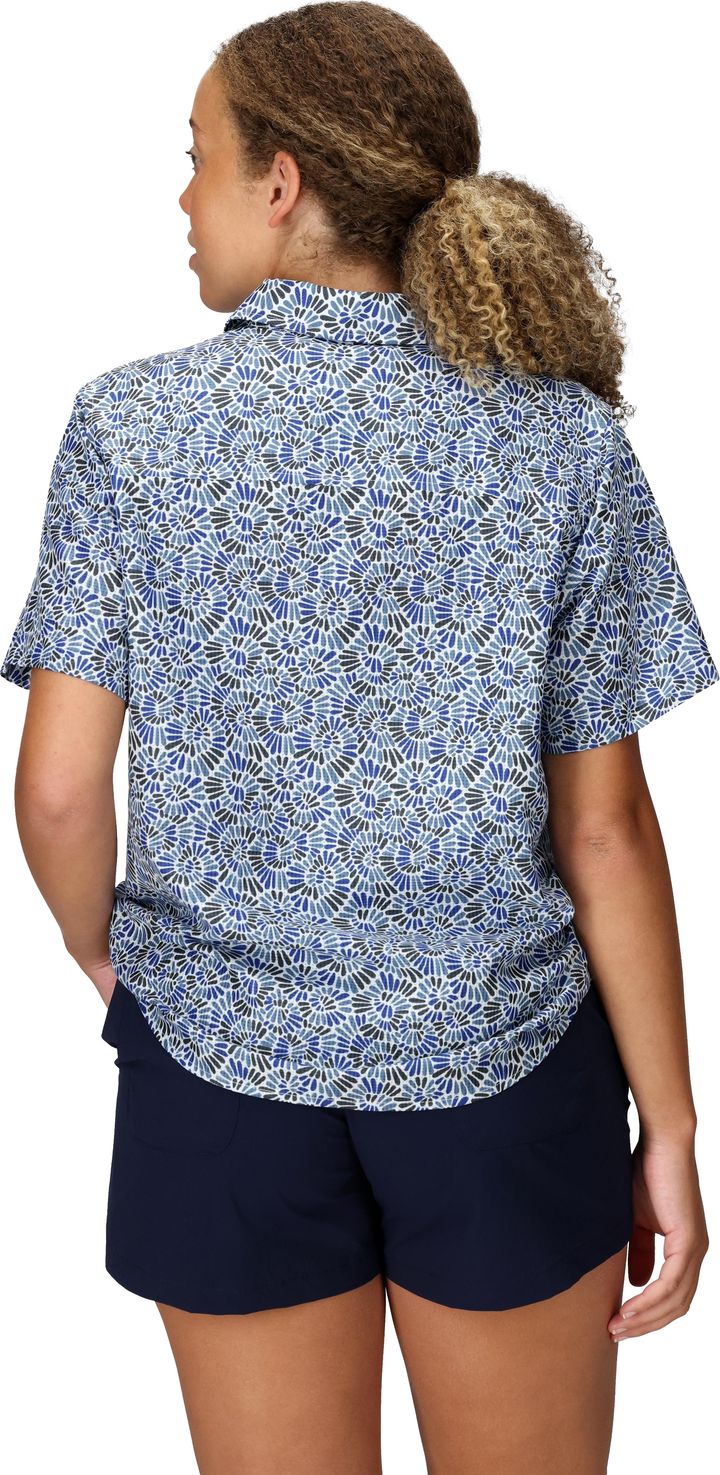 Marmot Women's Airexchange Novelty Ss Shirt Vapor Sunburst Marmot