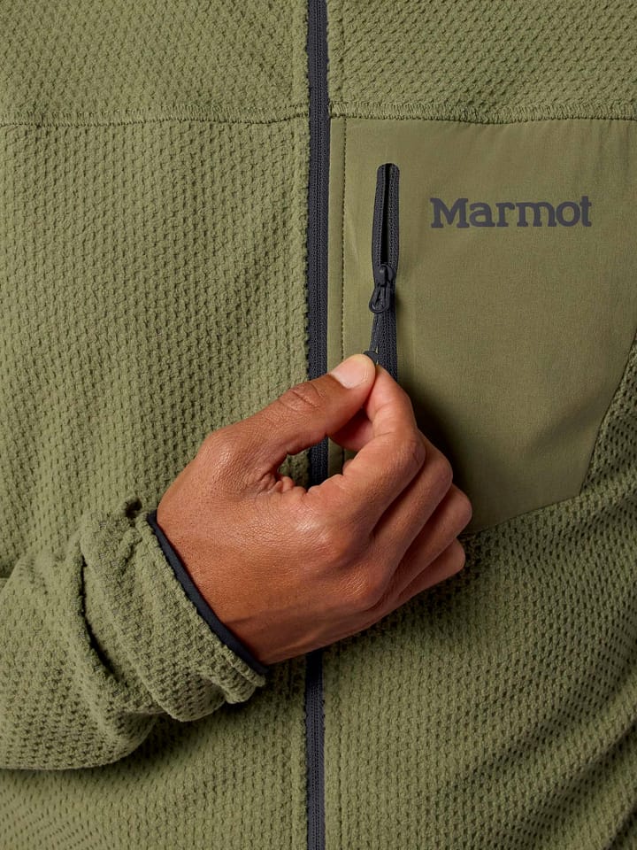 Marmot Men's Airfleece Jacket Olive Grove Marmot
