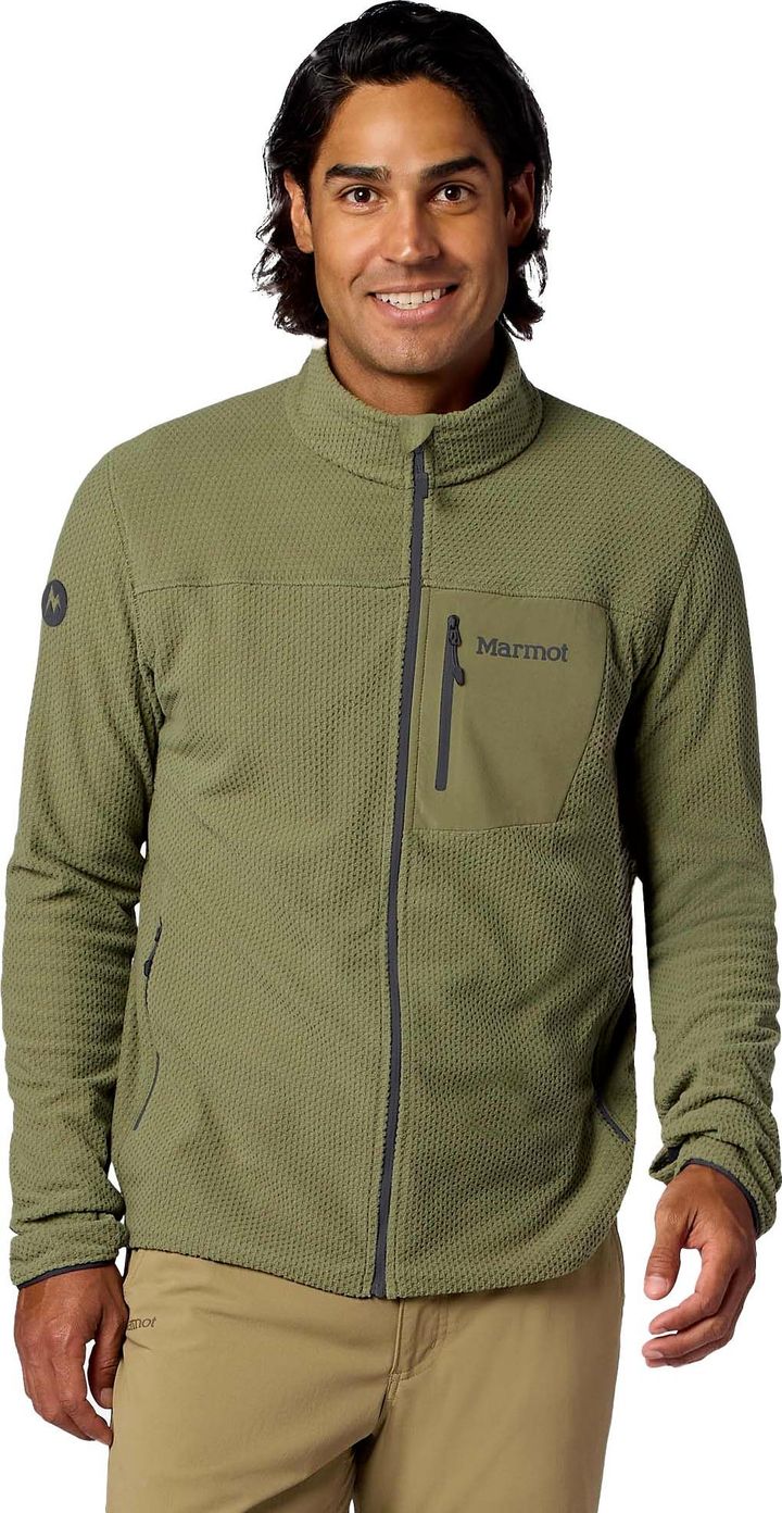 Marmot Men's Airfleece Jacket Olive Grove Marmot