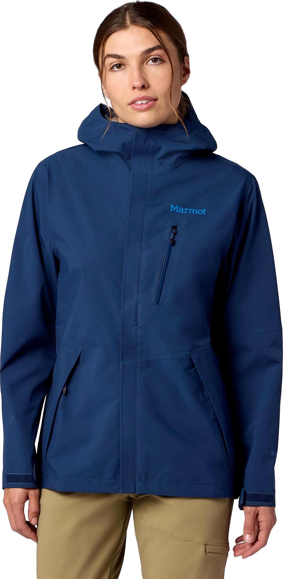 Marmot Women's Precip Evo Pro Jacket Nightfall Navy