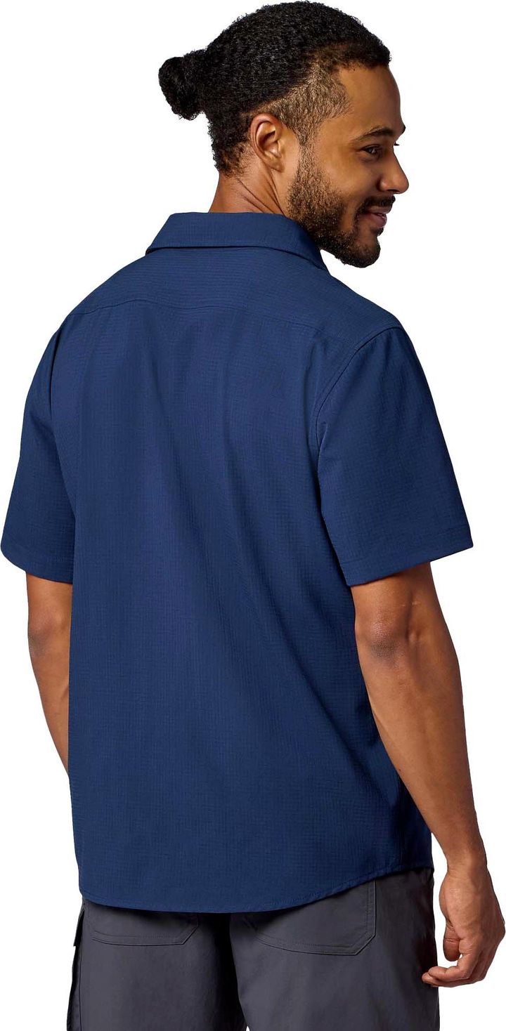 Marmot Men's Airexchange Upf 40 Short Sleeve Shirt Nightfall Navy Marmot