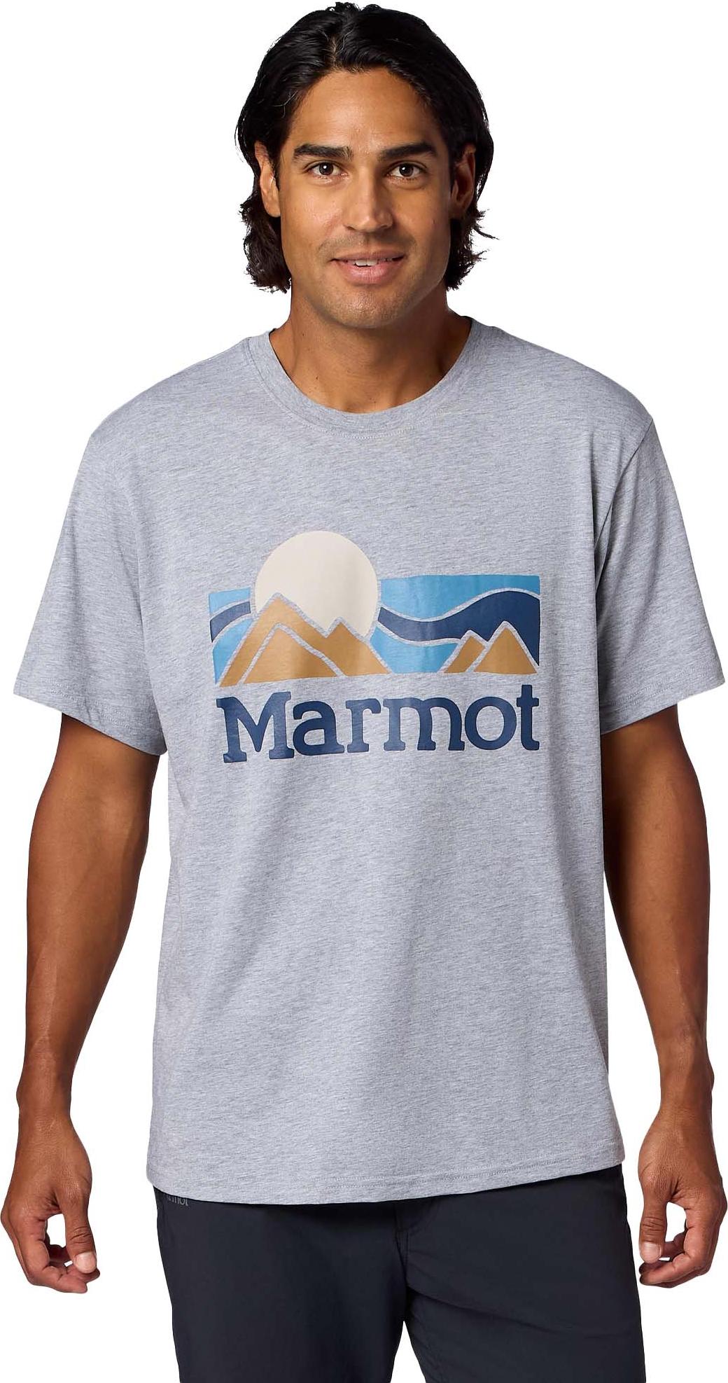 Marmot Men's Coastal Tee ShortSleeve Grey Heather