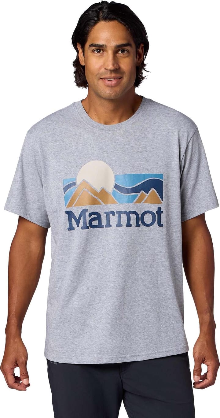Marmot Men's Coastal Tee ShortSleeve Grey Heather Marmot