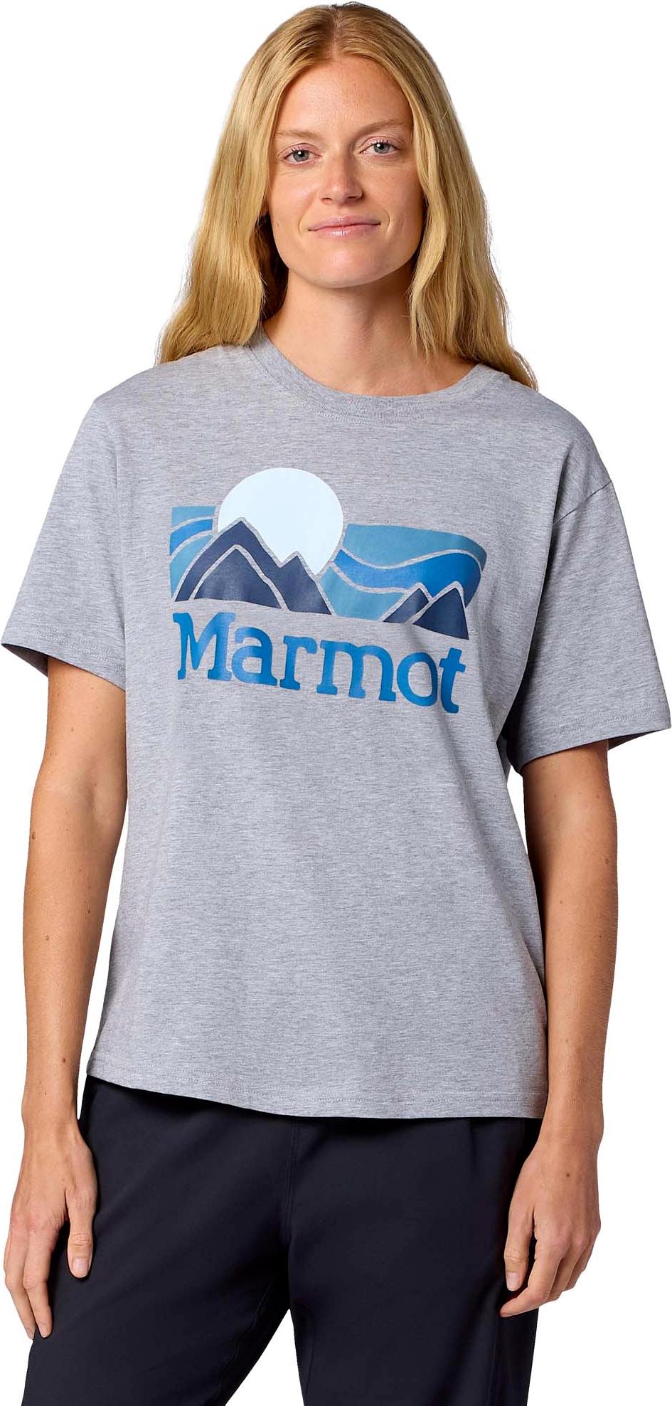 Marmot Women's Coastal Tee  Grey Heather