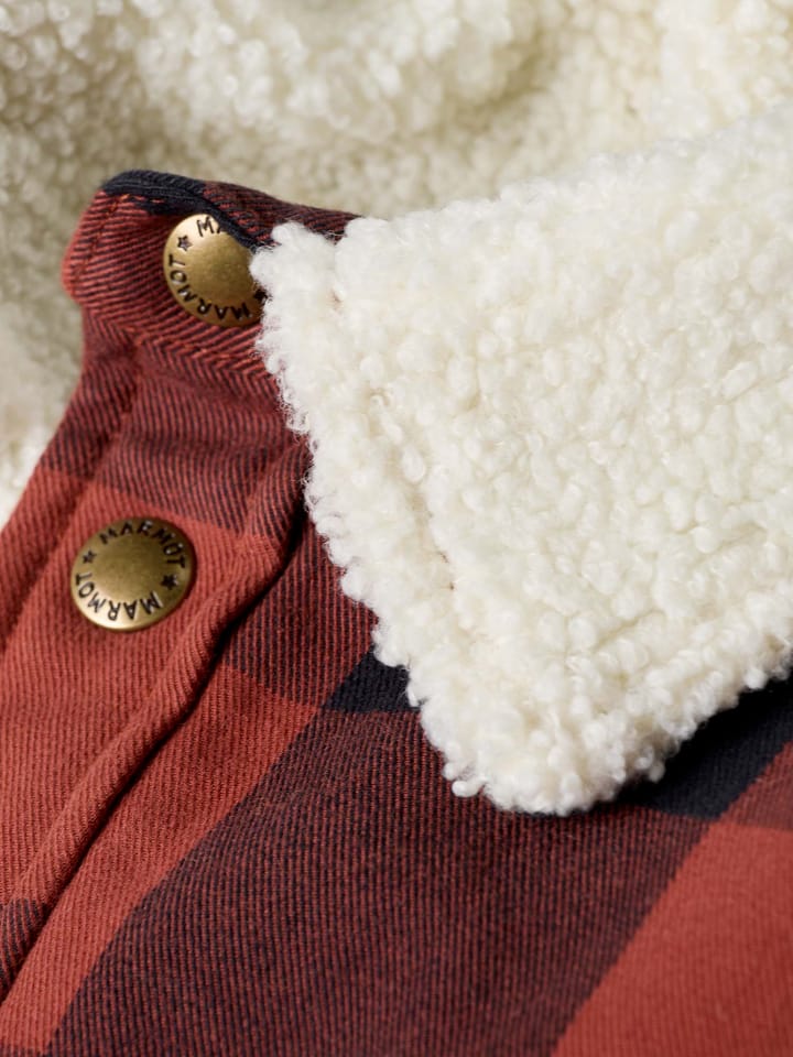 Marmot Men's Hidden Peaks Shirt Jacket Pecan Buffalo Plaid Marmot