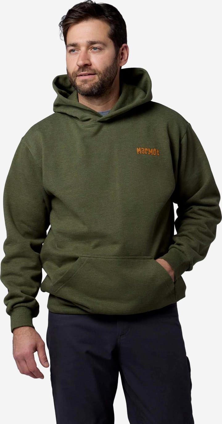 Marmot Men's Marty Goggles Hoody Surplus Green Heather Marmot