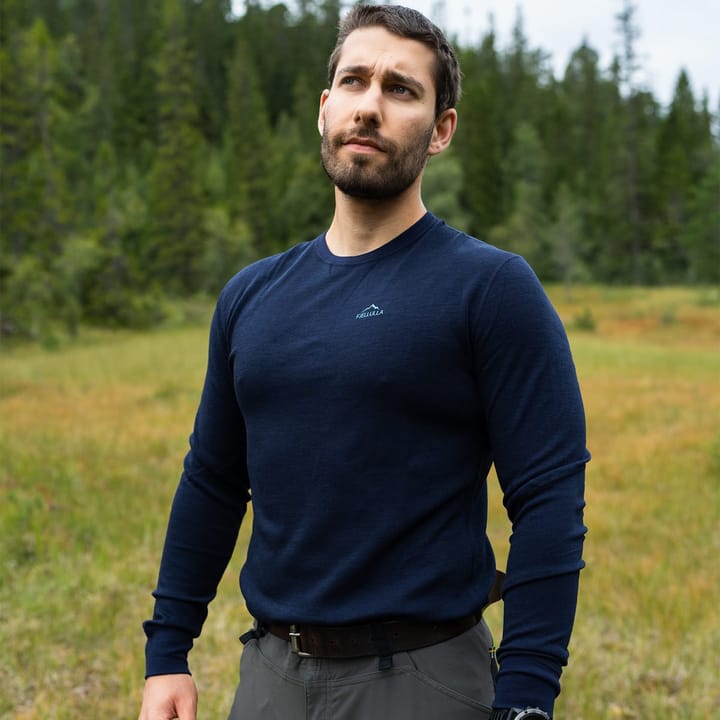 Fjellulla Men'S Crew Neck Deep Blue Fjellulla Fjellulla Men'S Crew Neck Deep Blue Fjellulla