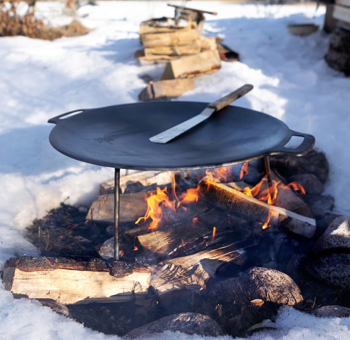 Muurikka Hot-rolled Steel Griddle Pan with Legs Ø38 cm Steel Muurikka