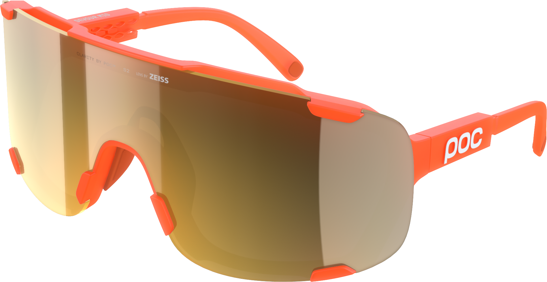 Fluo. orange translucent/clarity road/partly sunny gold