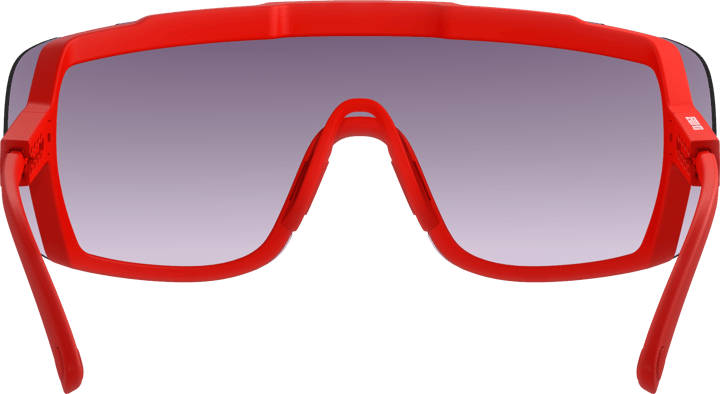 POC Devour Mid Bike Sunglasses Prismane Red/Clarity Road/Partly Sunny Gold POC