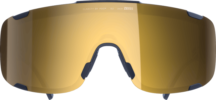 POC Devour Mid Bike Sunglasses Apatite Navy/Clarity Road/Partly Sunny Gold POC