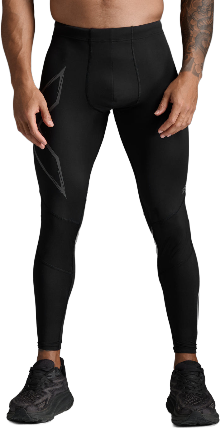 2XU Men's Ignition Shield Compression Tights Black/ Black Reflective