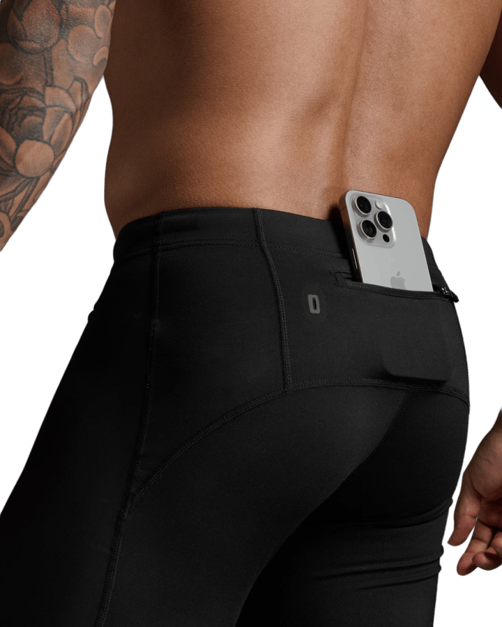2XU Men's Ignition Shield Compression Tights Black/ Black Reflective 2XU