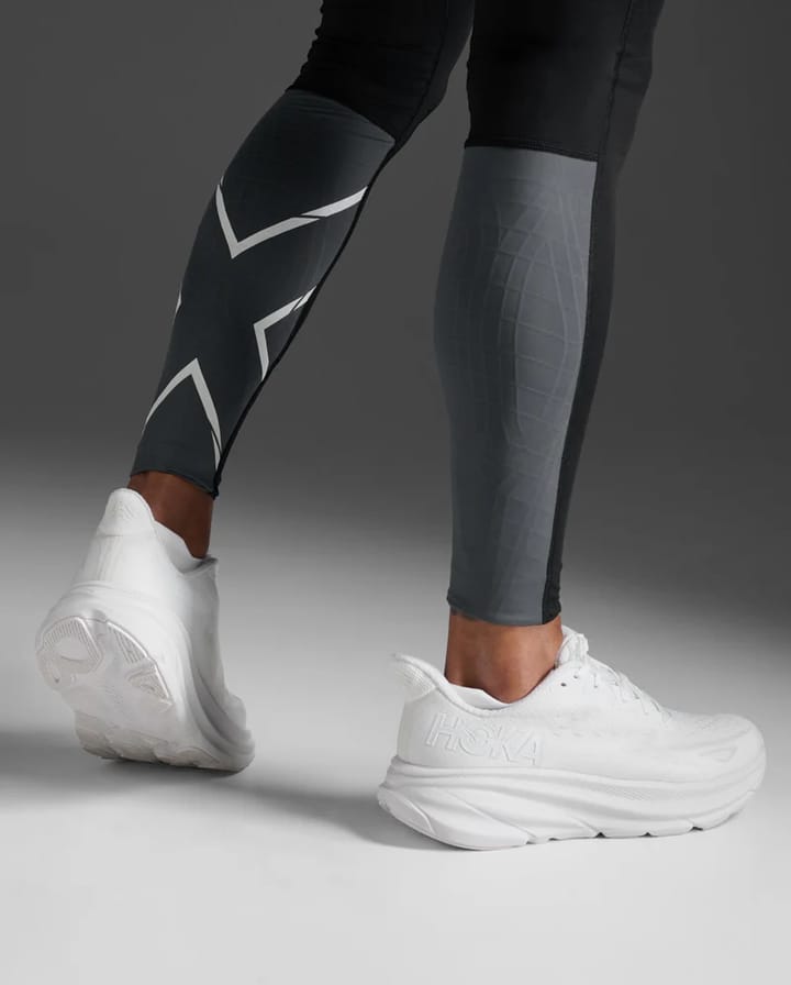 2XU Light Speed React Comp Tights Black/white Reflective 2XU