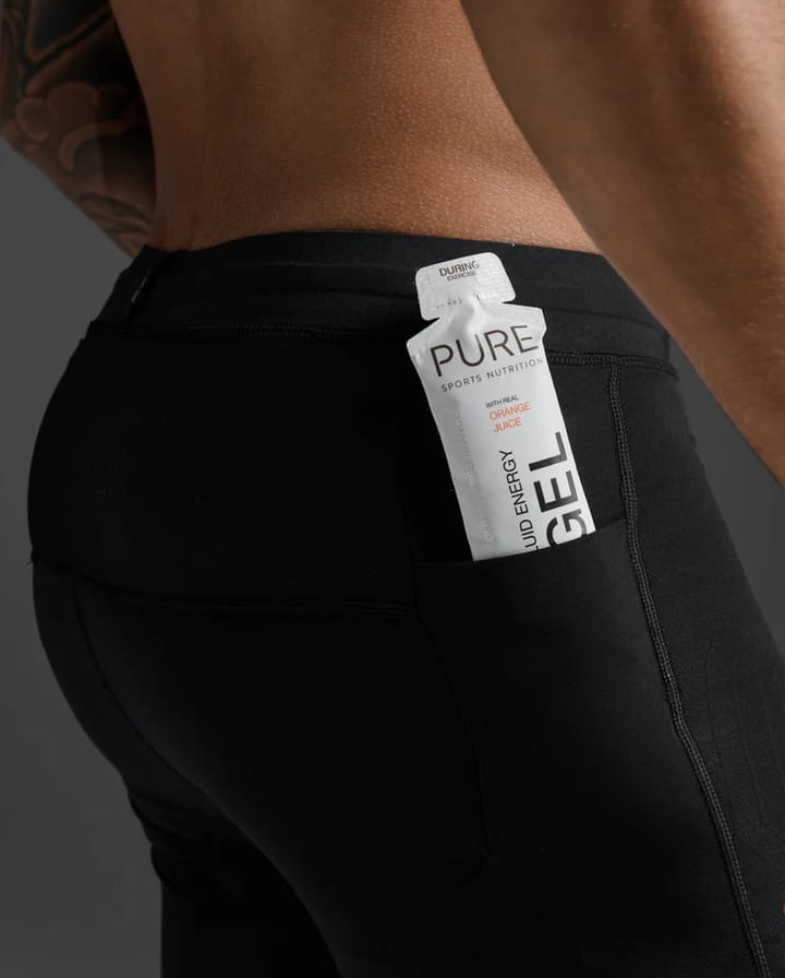 2XU Light Speed React Comp Tights Black/white Reflective 2XU