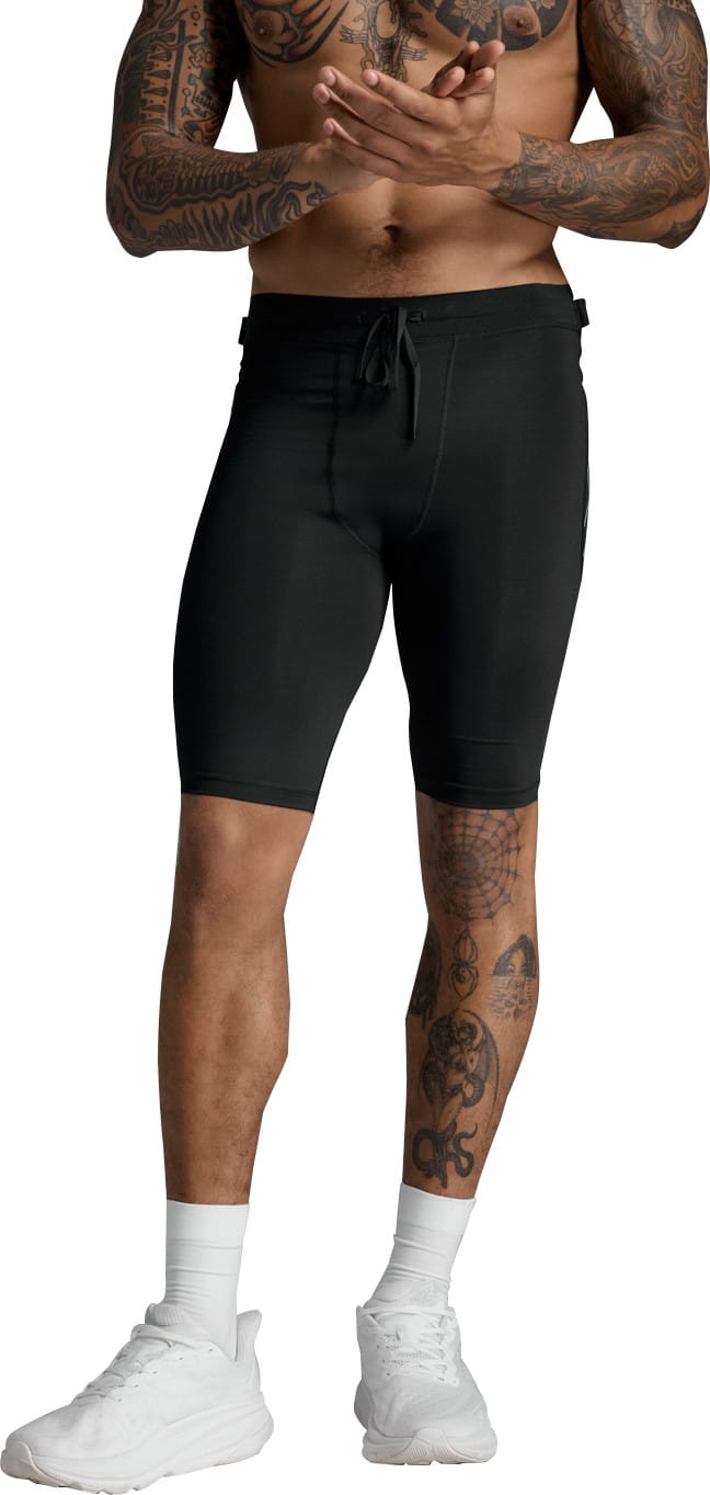 2XU Men's Aero Mesh Compression Shorts Black/silver Reflective 2XU