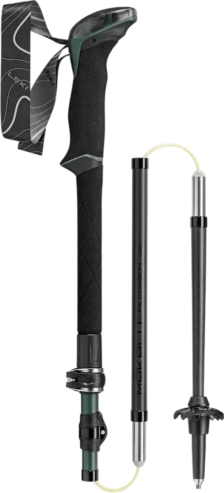 Leki Makalu Fx Carbon Naturalcarbon-malachite Green-black Leki