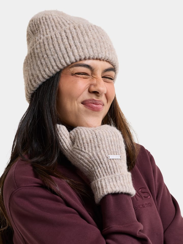 Didriksons Women's Malin Beanie Beige Melange Didriksons