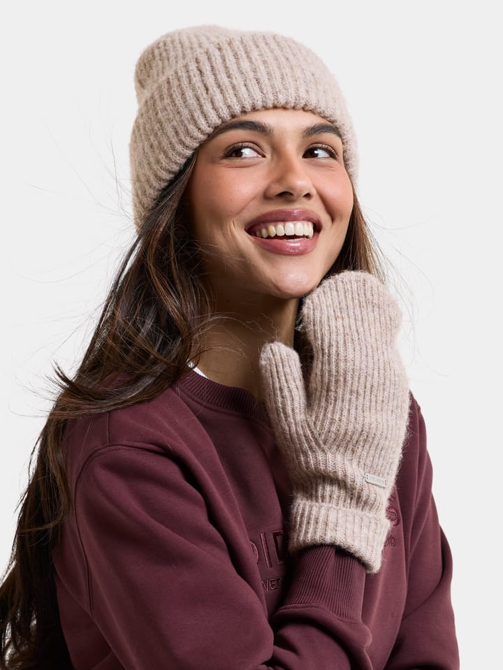 Didriksons Women's Malin Beanie Beige Melange Didriksons