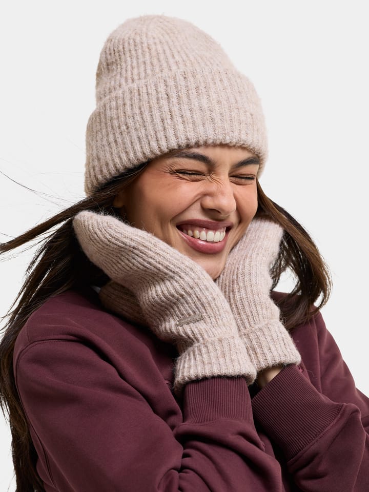 Didriksons Women's Malin Beanie Beige Melange Didriksons