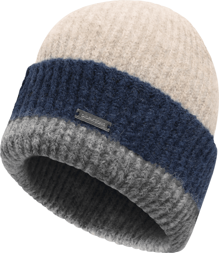 Didriksons Women's Malin Striped Beanie Beige Mel Multicolour Didriksons