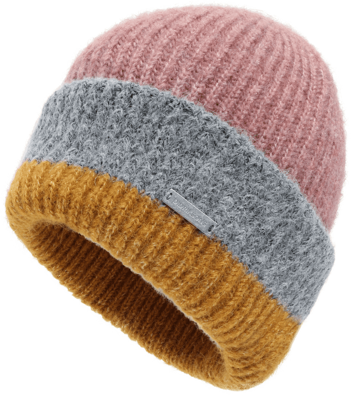 Didriksons Women's Malin Striped Beanie Ash Rose Multicolour Didriksons