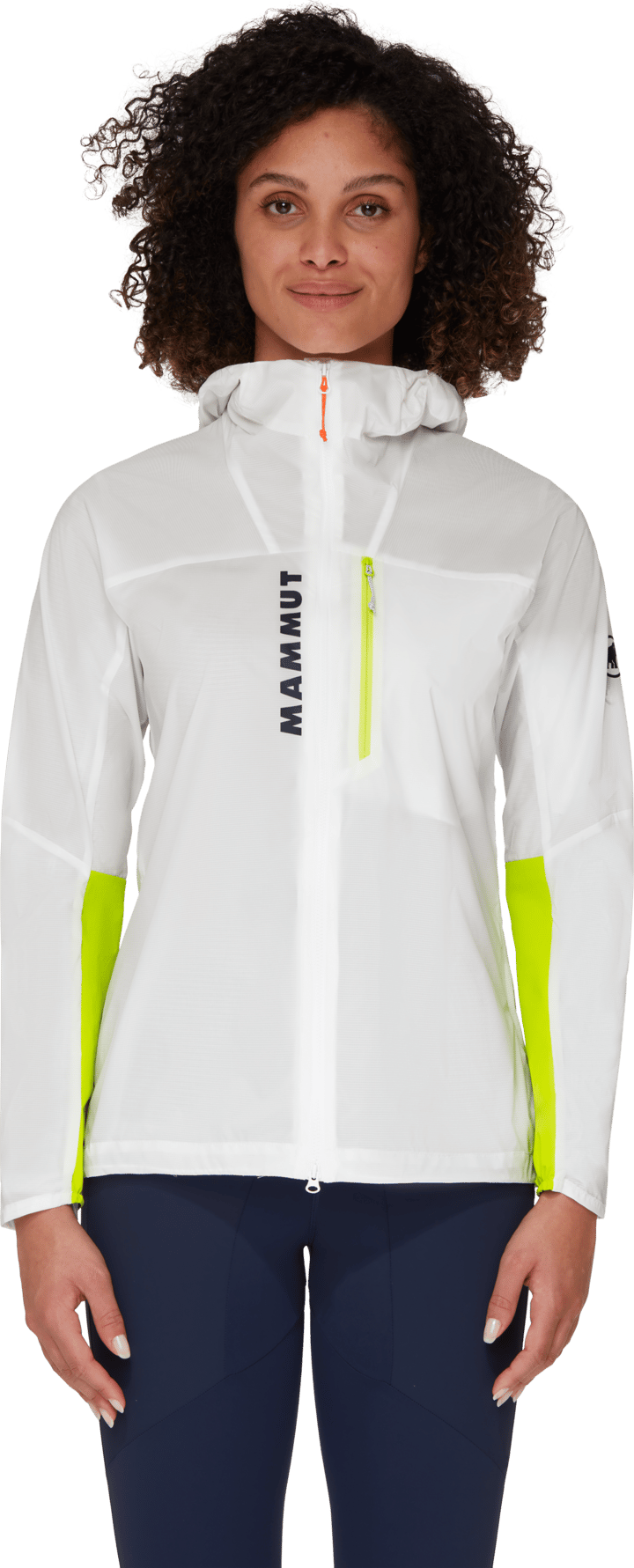 Women's Aenergy WB Hooded Jacket white-highlime Mammut